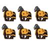 Medieval Military Building Blocks Cavalry Army Horse Animal Elephant Camel Wolf Crocodile Brick Toy Accessories S003