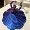 3D Printed Ballet Dancer Ornaments Spinning Ballet Girl Sculpture Rotational Movement Elegant Desk Decor for Home Office Creative Spaces Gifts