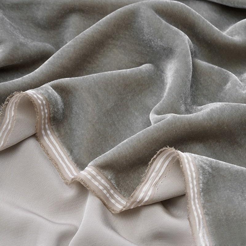 100x140cm Solid Color Velvet Clothing Fabric Silk Velvet Fabric for DIY Sewing Party Dress Cheongsam Designer Cloth
