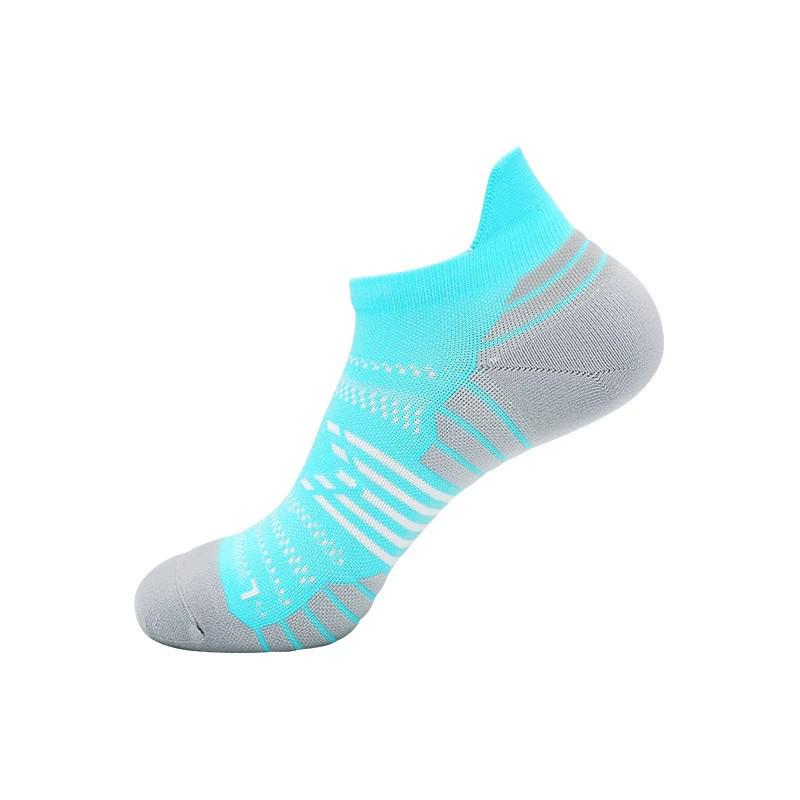 Unisex Cross-Border Thickened Non-Slip Marathon Running Socks - Short Professional Training Fitness Towel Socks