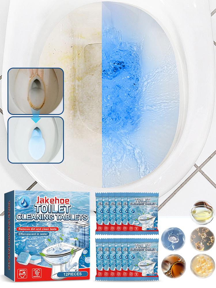 12pcs Toilet Bowl Cleaning Tablets (boxed) Household Bathroom Toilet Deodorization Cleaning Dirt Urine Stains Cleaning Tablets