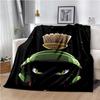 Marvin The Martian Animal Funny Throws Blanket Hiking Picnic Super Soft Quilt Bed Thermal Kawaii Flannel Blanket birthday gift