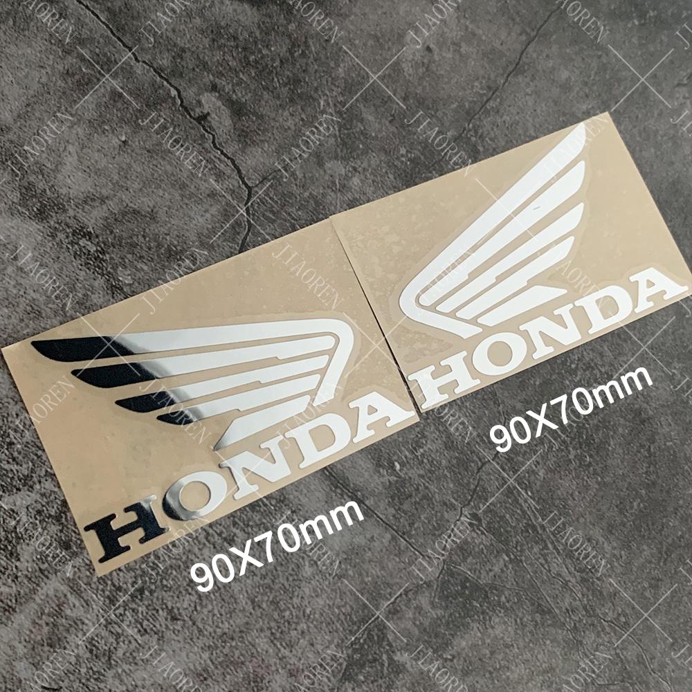 AAADK1 3D Car Motorcycle Honda Stickers Decals Tank Helmet Cbr Cb Pcx Wing Logo Red White Black