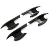 Glossy Black Car Side Door Bowl Handle Cover Trim For Honda Accord -2024