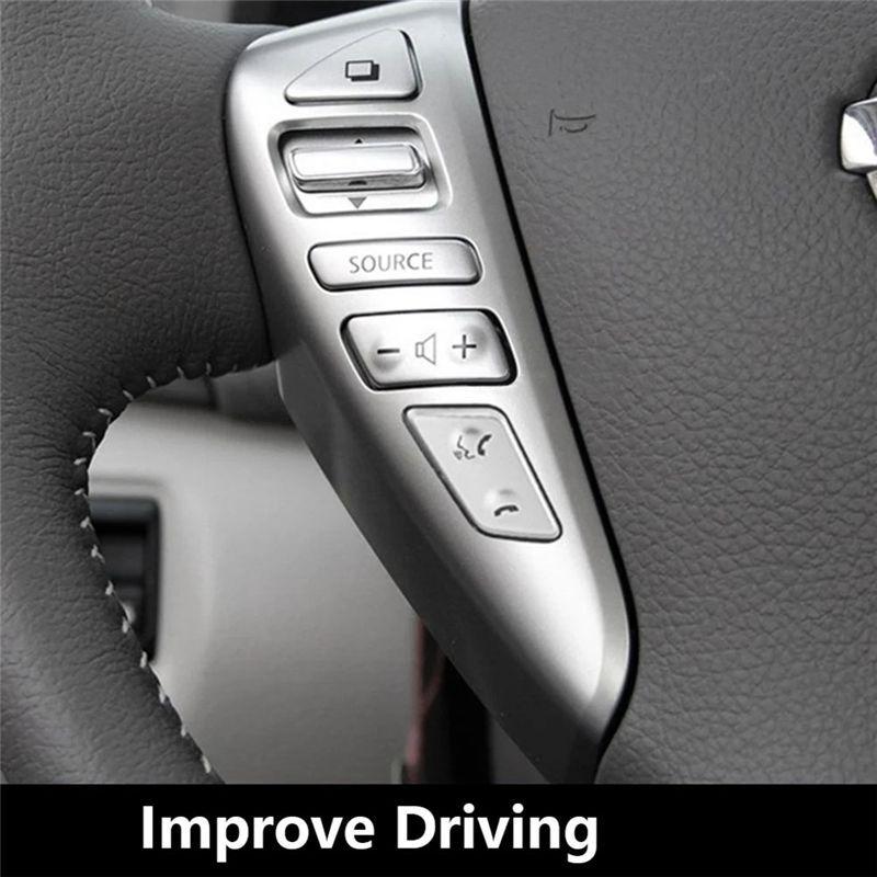 Powerful Steering Wheel Switch Button Audio Control Cruise Control Button For Nissan Tiida Sentra Livina Sunny Almera Versa Easy