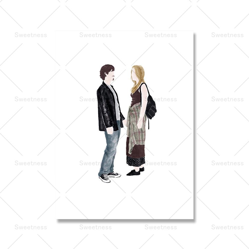 Before Trilogy Poster Art Print Classic Movie Poster Abstract Minimalist Wall Art Sunrise Canvas Painting Wall Picture Decor No Frame