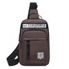 Breast bag men's high-end new single shoulder satchel casual fashion Oxford cloth chest bag outdoor sports lightweight backpack