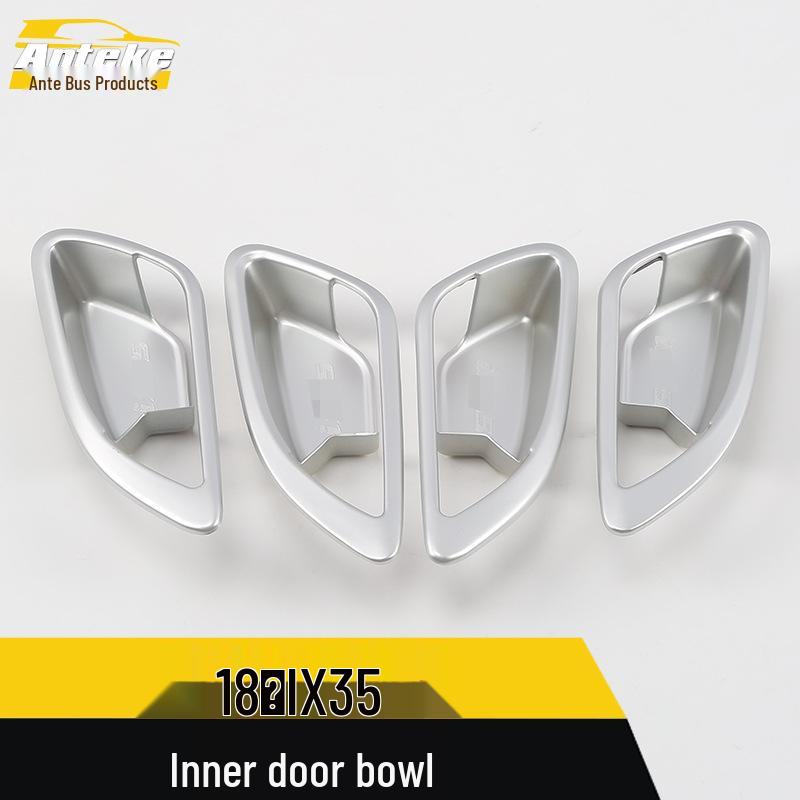 Compatible with 18 IX35 Models: Interior Door Bowl Decorative Frame & Anti-Scratch Handle Protective Film.