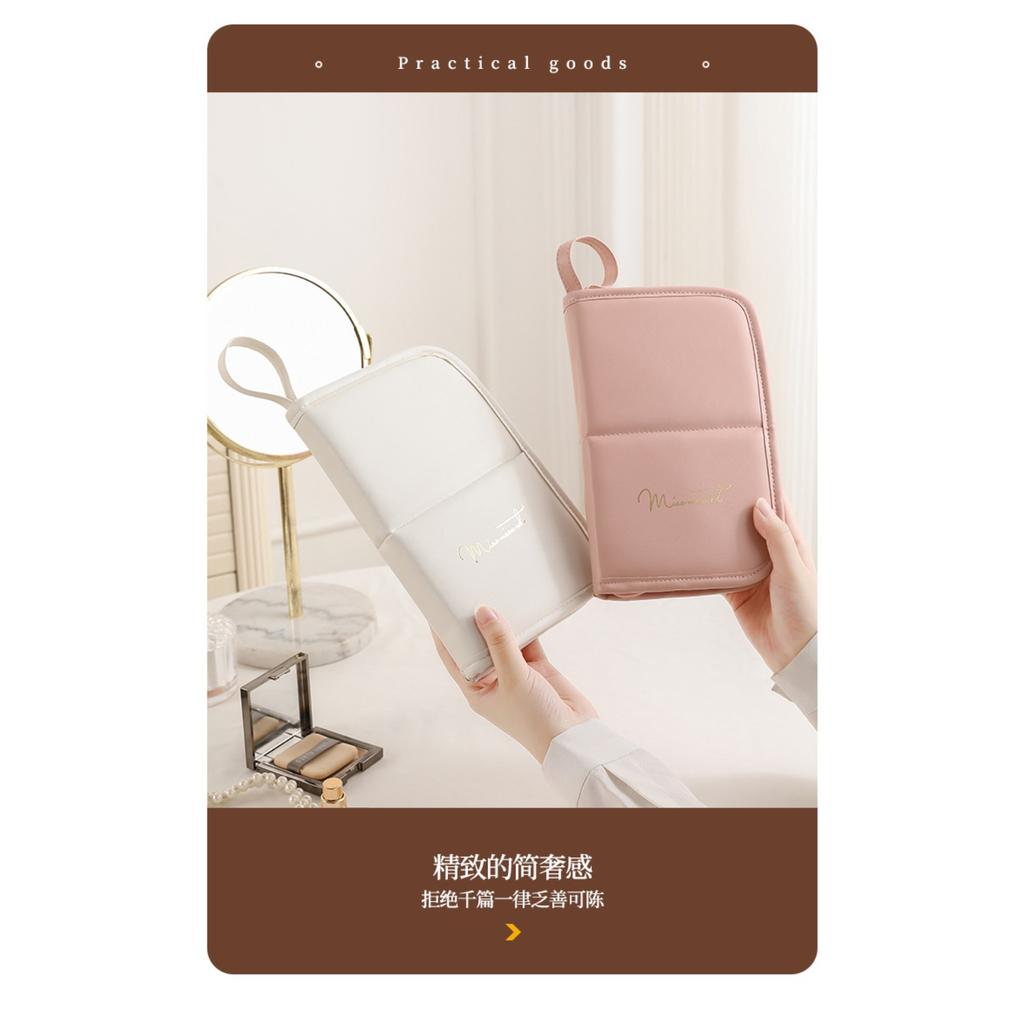 Cosmetic Bag Large Capacity Makeup Brush Storage Bag Portable Tattoo Artist Tool Eyebrow Pencil Bag