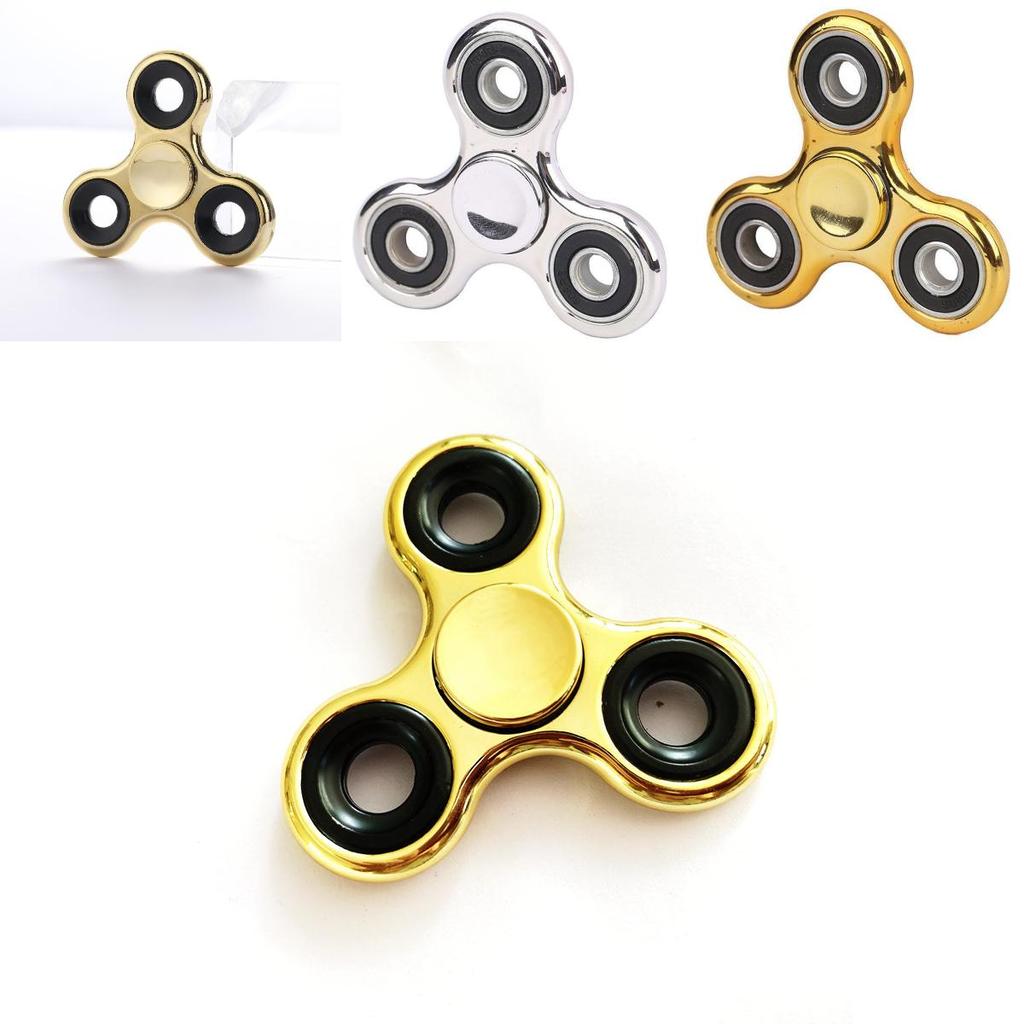 Metal Clover Finger Spinner Toy With Durable Alloy For Stress Relief And Focus Enhancement
