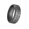 2024 Nordic Viking Runes Distressed Retro Titanium Steel Ring - Bestseller