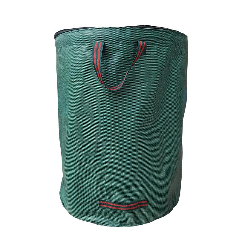 Large Waterproof Gardening Bag with Lid - Thickened Leaf Collection Bag