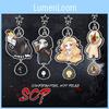Scp Foundation Acrylic Keychain Bag Pendant Plague Doctor Accessories Unisex Stylish Design