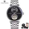 PAGANI DESIGN New 42MM Tourbillon Multi Time Zone Luxury Men Watch Night Light 1 Men Automatic Mechanical Watches PD-1796