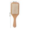 Wooden Hair Brush Portable Home Salon Ergonomic Massage Detangling Paddle Brush Hair Styling Tool
