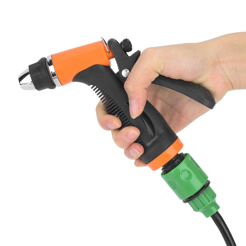 12V Elektrische Autowaschpumpe Reinigungspistole Waschset mit Nippelanschluss