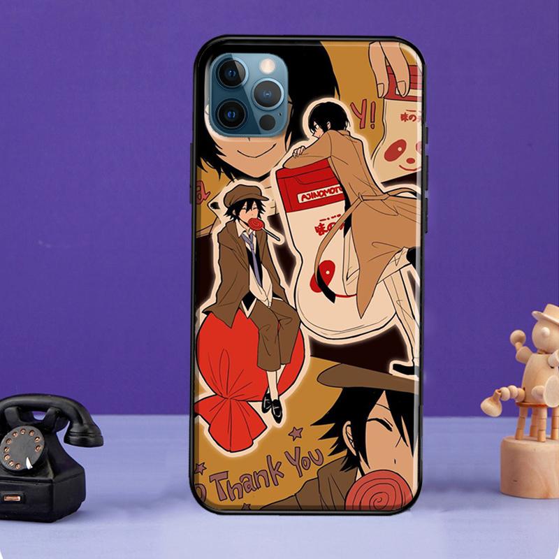 Bungou Stray Dogs Ranpo Edogawa Silicone Case For iPhone 13 Mini 11 14 12 Pro Max 7 8 Plus X XR XS Max SE 2020 Phone Shell
