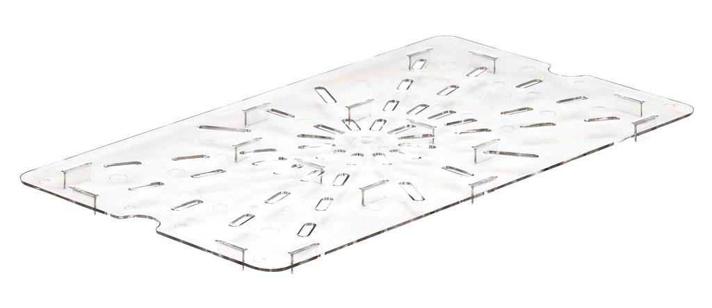 CAMBRO Food Pan Drain Shelf 10CWD Polycarbonate USA AHC17001 (Draining Plate) 1/1