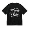 Women's Slight Stretch Classic T-Shirt Tired Club Text with Mobile Icon Art Tee