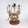 45.72 Cm Luxury Art Piece for Book Shelves Brass and Steel Orrery A Larger Model of the Solar System with Planets
