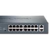 TP-LINK TL-SL1218MP 16-Port Fast Ethernet PoE+ Switch with 2 Gigabit Uplinks