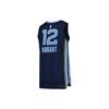 Nike Split Color Brand Logo Print V-Neck Basketball Jersey AU Player Edition Men Tops Blue CW3449-419