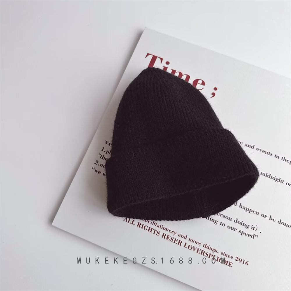 Kids Beanie Solid Color Knitted Baby Winter Hats For Children Warm Crochet Boys Girls Hat Toddler Cap Baby Bonnet Gorras Gorro