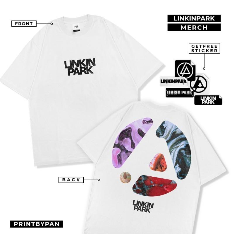 T-Shirt Merchandise LP Linkin Park Album From Zero Tshirt Men Women Oversize Band Pria Retro Vintage White Streetwear