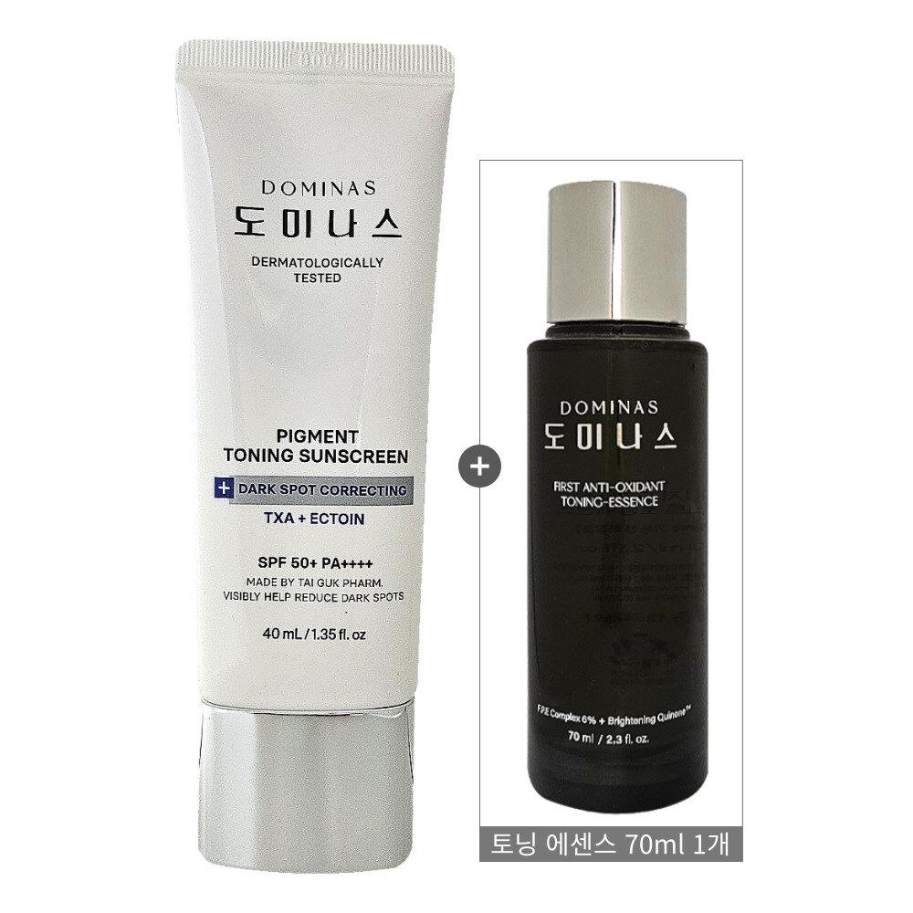 DOMINAS Sunscreen 40ml x 1 + Toning Essence x 1