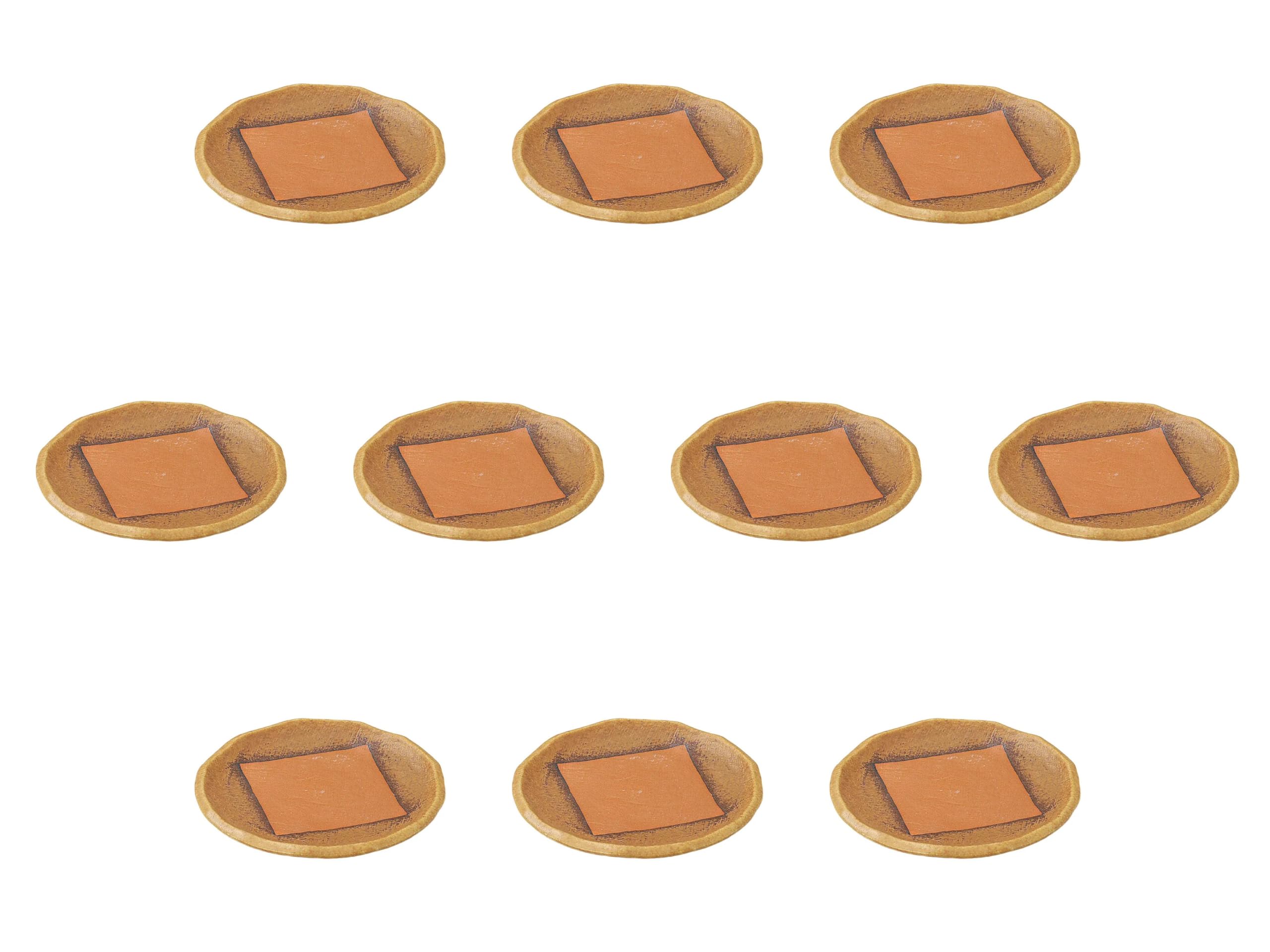 

Set of 10 colored paper individual plates x Small plates Setomonohonpo [13 1.8 cm]