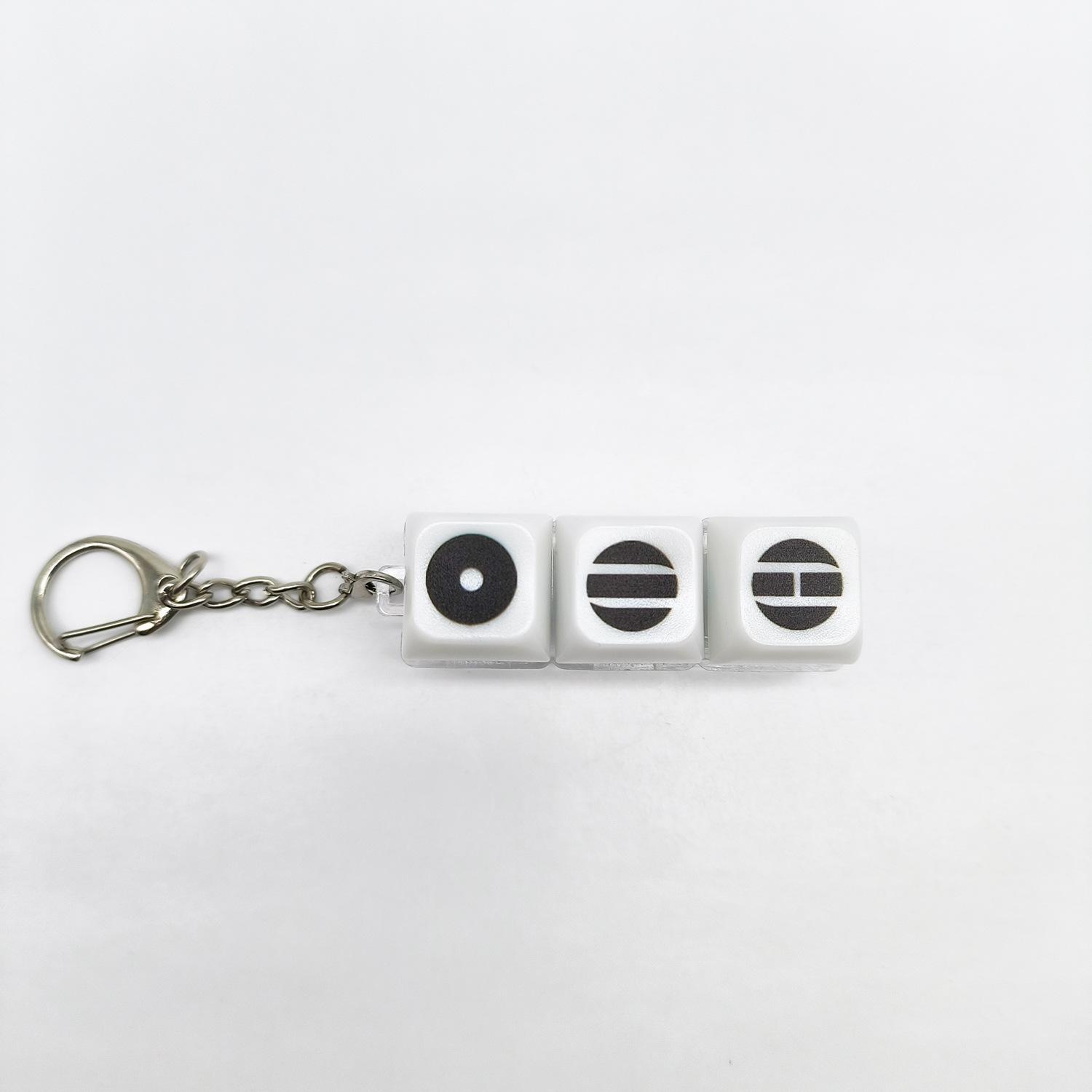 Anxiety Relief Press Fidget Keychain for Office & Travel