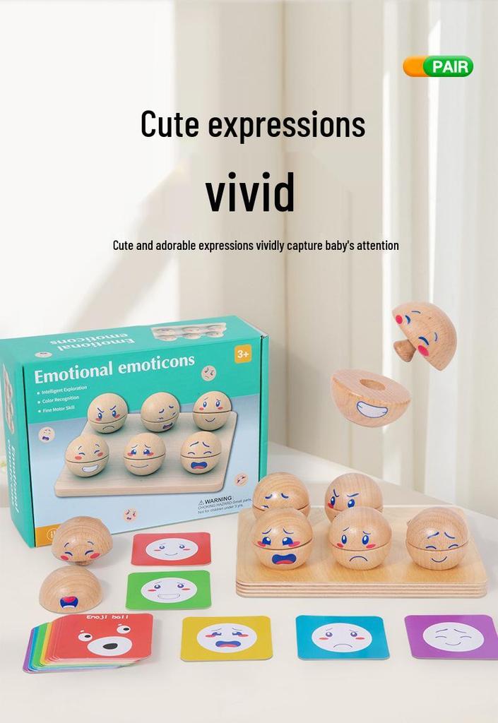 Face-Changing Expression Ball Game: Large, Educational, Parent-Child Interactive Toy for Early Childhood Development
