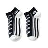 European & American Cross-Border Canvas Fun Socks: Casual, Low-Cut, Sporty Style for Couples