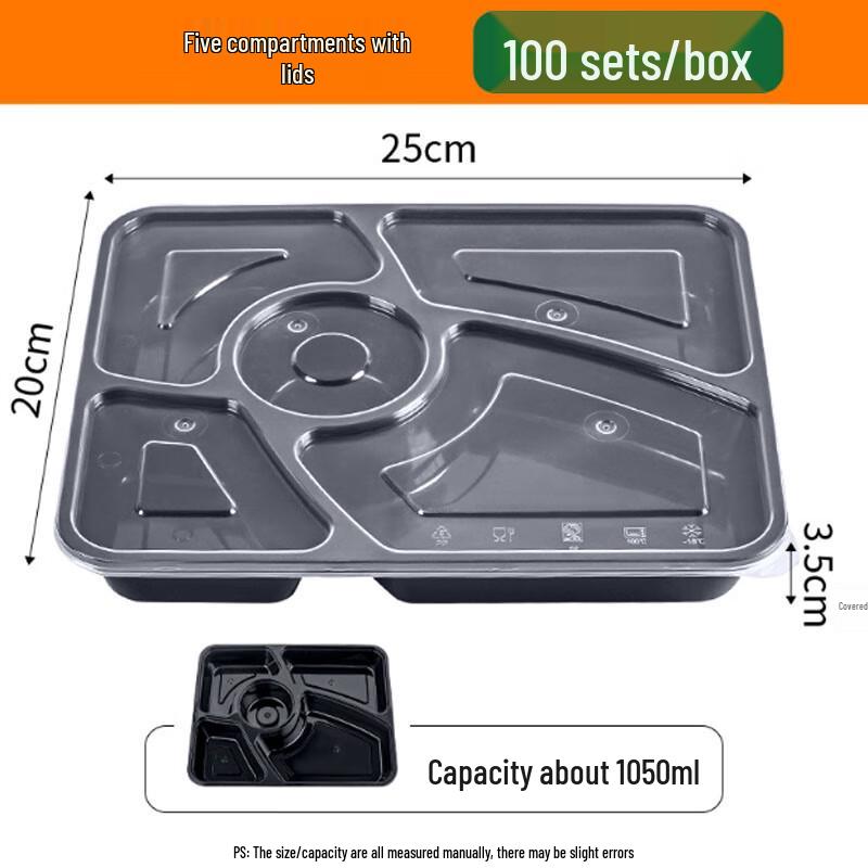 Luqian Jednorázové plastové nádoby na potraviny