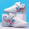 Manufacturer football shoes men's flat-soled adult grass spiked shoes adolescent boys and girls primary school students training TF broken spiked sho