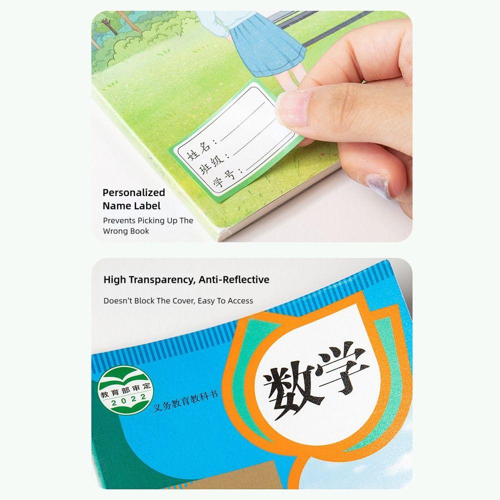 10 Stück/Set S/M/L Buchumschlag Fünfteiliger Typ Buchverpackungspapier Buchschutz