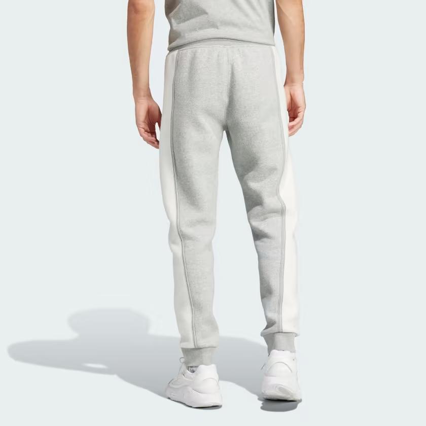 Adidas Originals Trefoil Essentials+ Reverse Material Sweat Joggers Men Joggers Medium-Grey IM4450