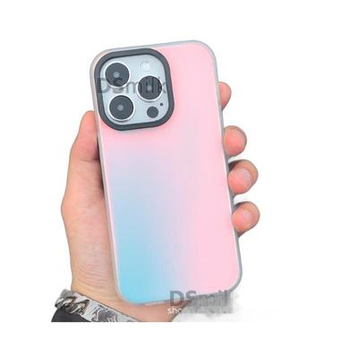 Bunte Aurora White Laser iPhone 15 Pro Hülle für Apple 12/11/XS Max/XR