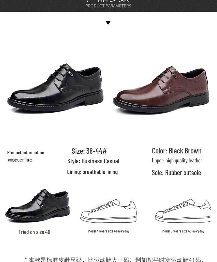 Men's Soft Leather Formal Shoes - Casual, Business, Wedding & Groomsman Styles