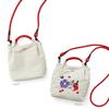 Moomin Embroidered Pochette Mini Shoulder Bag for Women, Small, Lightweight, 2-Way Bag, RMPK-03