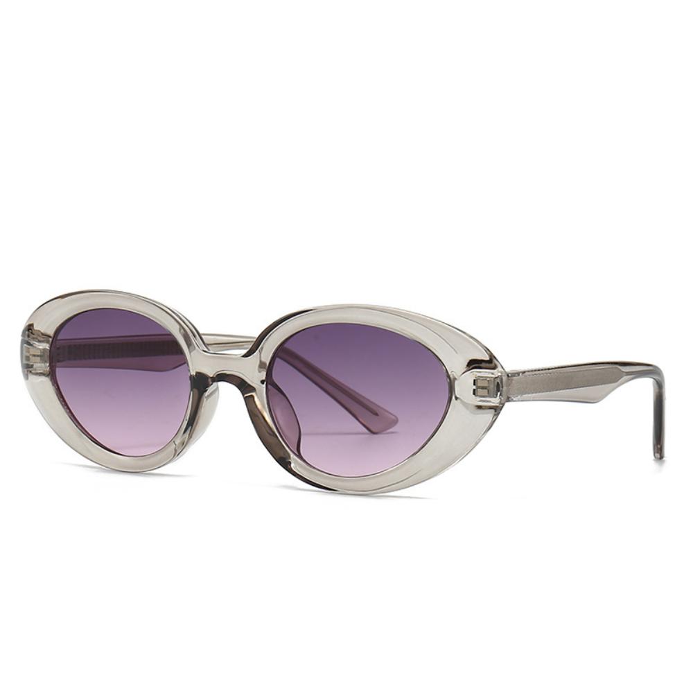 Fashion Oval Cat's Eye Frame Sunglasses Gradient Color Eyeglasses Women Luxury Designer Outdoor Fishing Travel Sun Glasses UV400