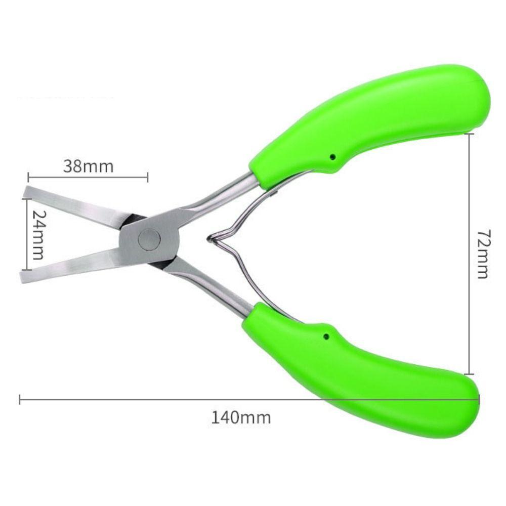 Plastic Handle Fishing Pliers Stainless Steel Scissor Hook Removers New Bait Line Cutter  Outdoor