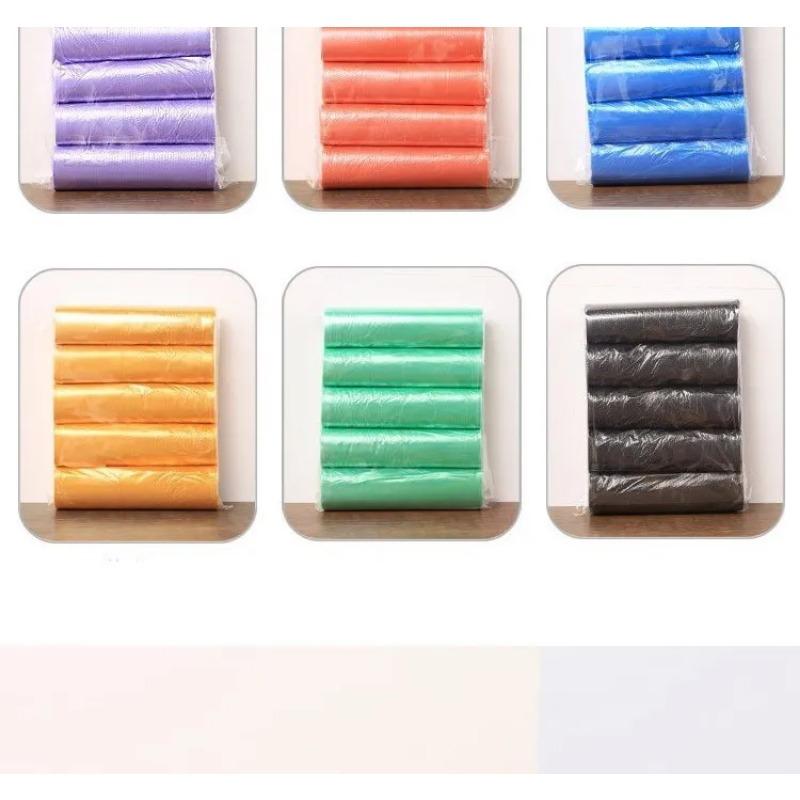 5 Rolls 1 Pack 100Pcs Household High Quality Disposable Trash Pouch Kitchen Storage Garbage Bags Cleaning Waste Bag Plastic Bag