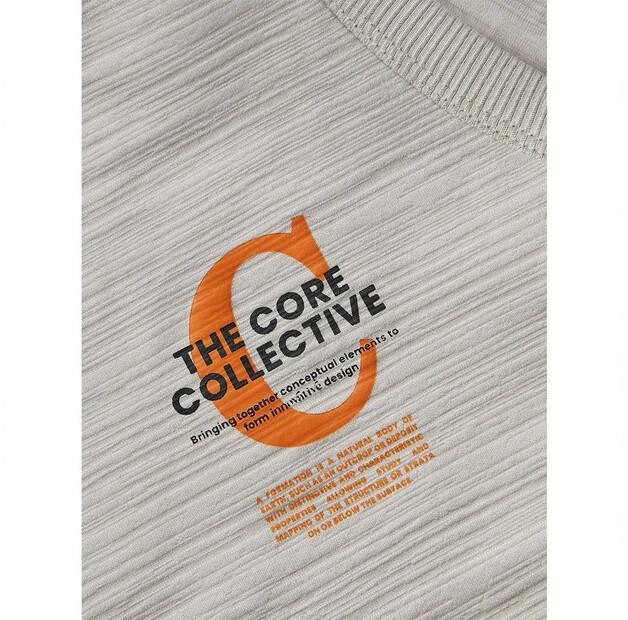 Jack & Jones Ärmelloses T-Shirt Slub-Print