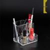 Transparent Acrylic Desk Organizer: Multifunctional Holder for Business Cards, Makeup Brushes, and Pens