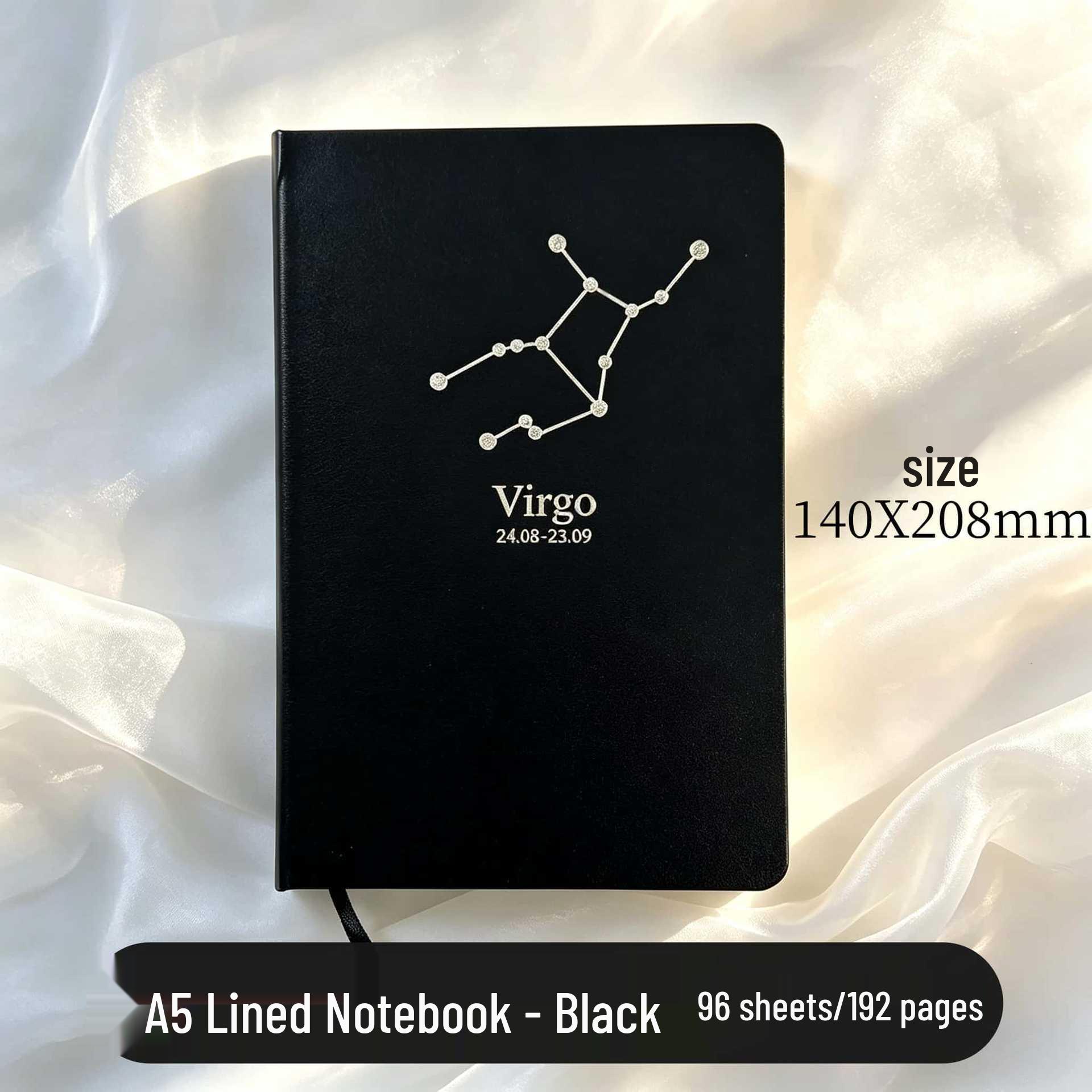 A5 PU Leather Notebook: Portable Business Diary & Student Bullet Journal, Soft Cover, Embossed Design