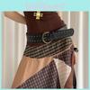 Westerninspired Designer Belt For Women With Metal Pin Closure For Jeans And Skirts