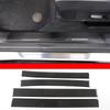 For BMW X1 U10 U11 2023-2024 Soft Carbon Fiber Car Door Sill Threshold Stickers Car Interior Decorative Accessories