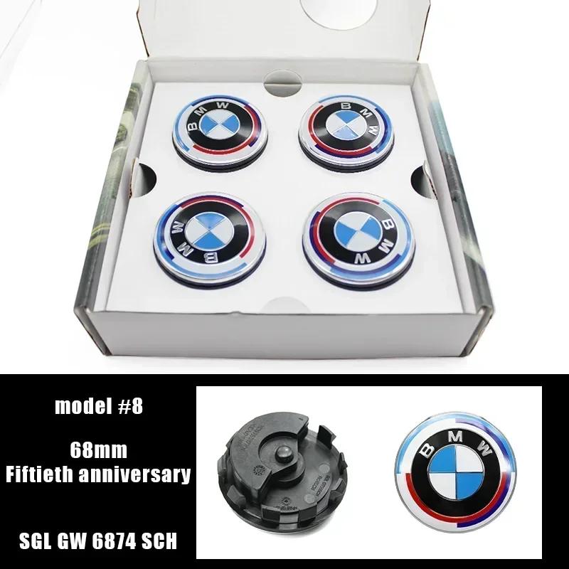 Nové 4 ks 56mm 68mm Plovoucí středové krytky kol Pro BMW G11 G12 G30 G31 G32 G38 G01 G08 G02 G05 F45 F46 F52 F48 F49 F39 Auto Ac