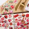 100pcs Cute Food Strawberry Dessert Stickers Kawaii Sticker for Girl Planner Scrapbooking Korean Stationery Diary Stickers